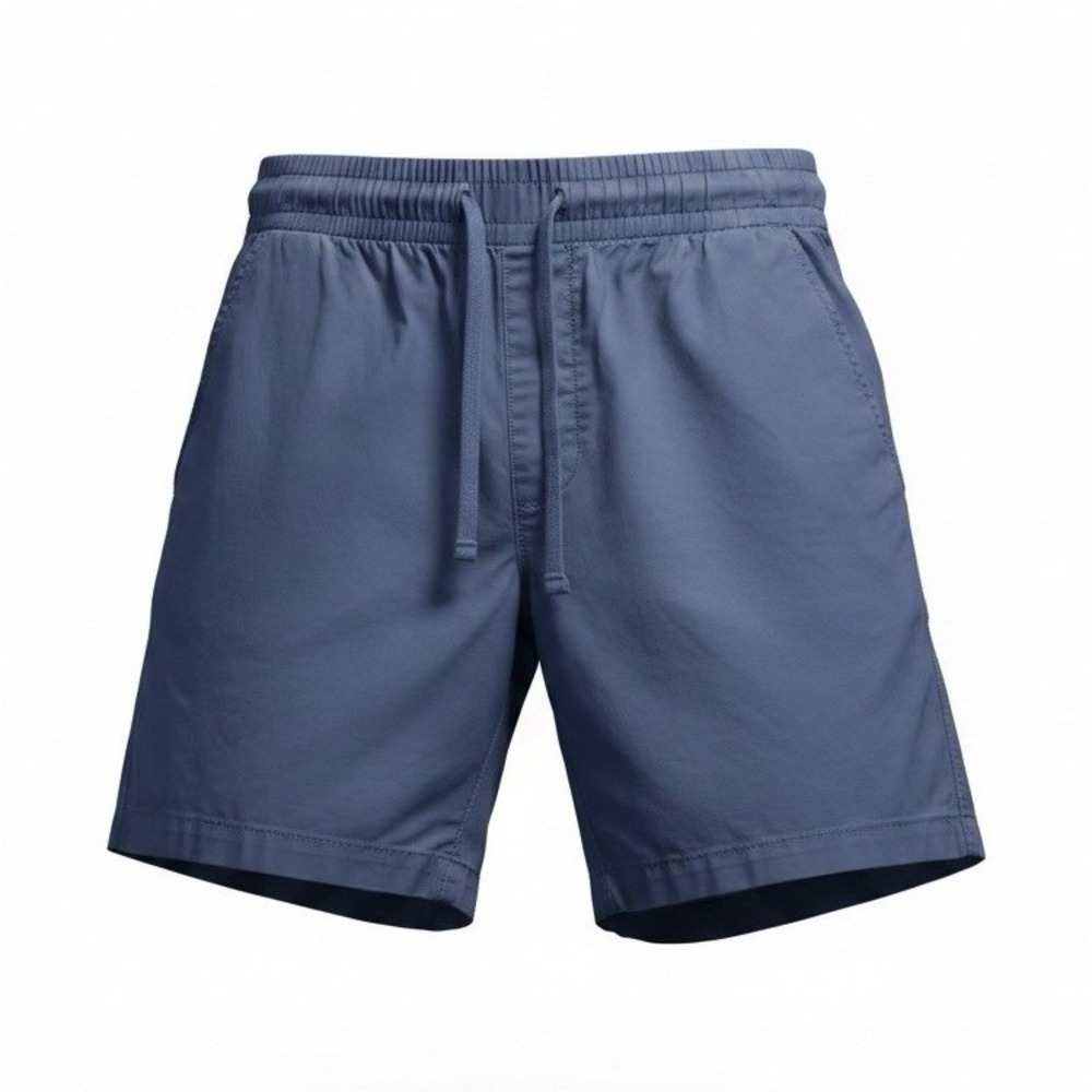 Sonoma Goods For Life Men's Blue Pull-On Shorts Drawstring Elastic S 7"